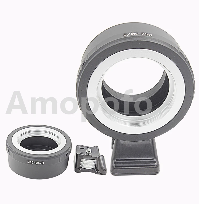 Amopofo M42-M4/3 Short Tripod Adapter,M42 Screw Lens to M4/3 MFT GH4 OM-D G6 G7 Camera Adapter