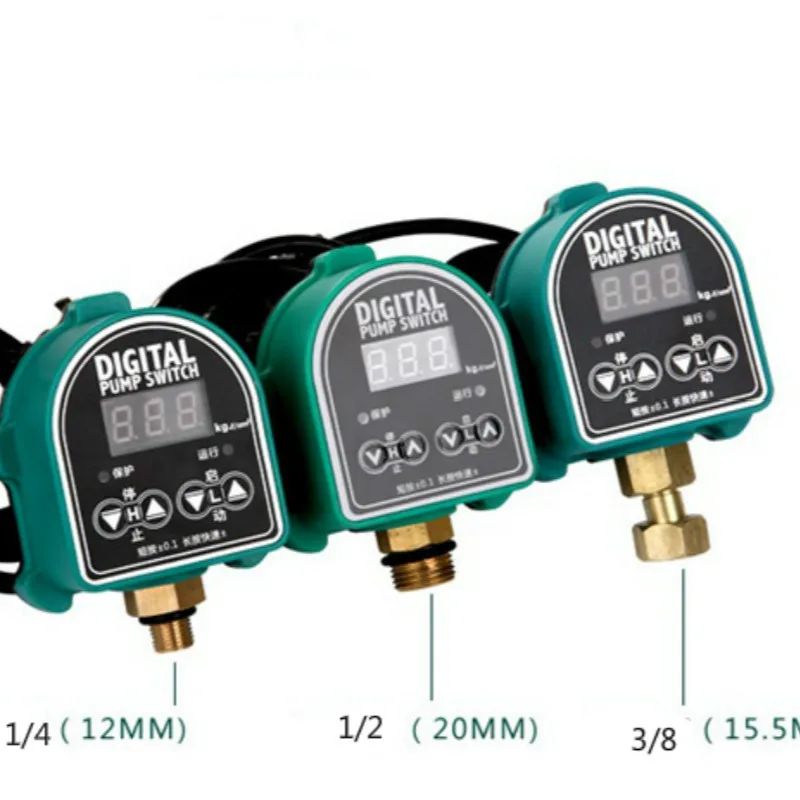 Digital Pressure Control Switch Digital Display  Eletronic Pressure Controller for Water Pump With G1/2