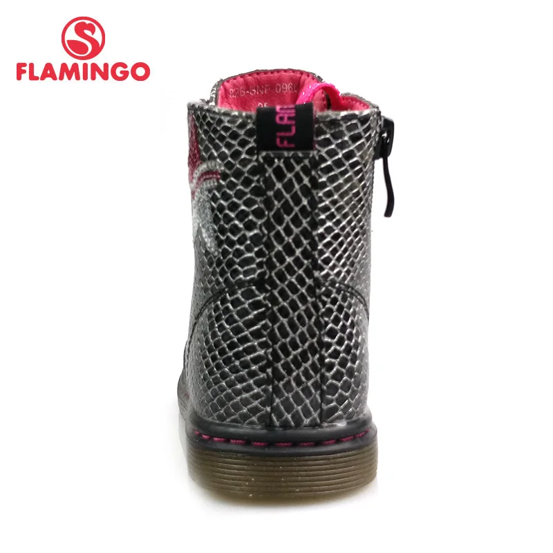 FLAMINGO Autumn Boot Non-slip Keep Warm Children Lace-Up& Zip Boot Size 22-28 Kid shoe for Girl Free shipping 82B-BNP-0959/ 0960