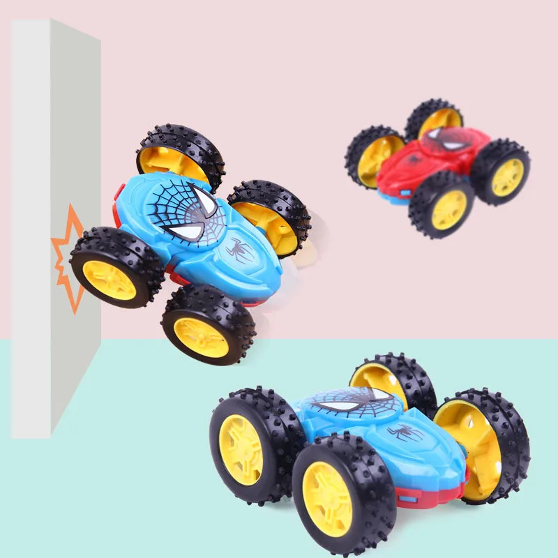 

1pc New Product Inertial Double-sided Dump Truck Resistant 360 Degrees Flip Toy Car Birthday Gifts Kids Toys For Children