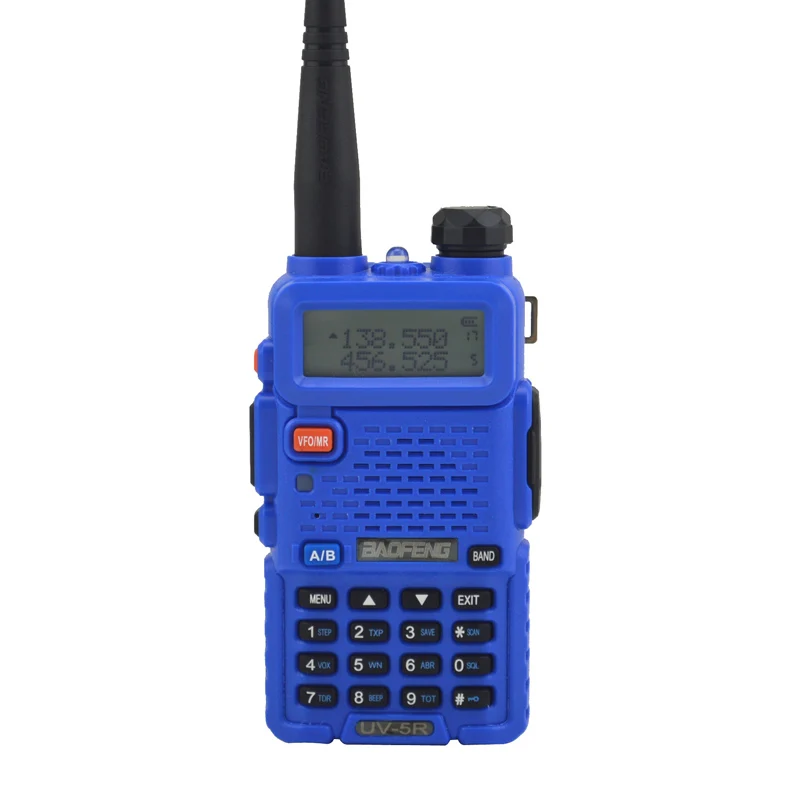 Baofeng Walkie Talkie UV-5R Dualband tweewegradio VHF / UHF 136-174 MHz en 400-520 MHz FM draagbare transceiver met oortelefoon
