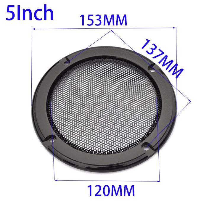 Tenghong 2 stücke Lautsprecher Net Abdeckung 2 4 5 6,5 Zoll Ersatz Lautsprecher Schutzhülle Mesh Net Abdeckung Grille Kreis Lautsprecher zubehör – Detail 5