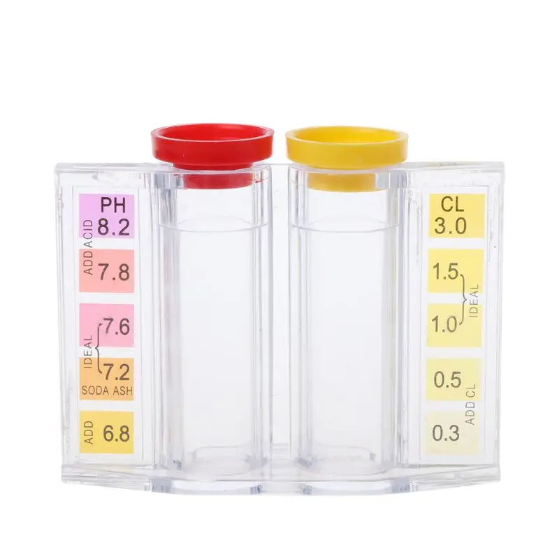 Imagem -05 - Kit de Teste da Qualidade da Água do Cloro do ph Piscina Hidroponia Aquário Tester