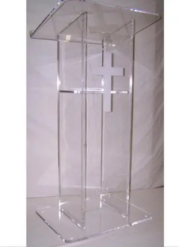 

Acrylic wedding podium stand, modern acrylic lectern podium pulpit for sale plexiglass