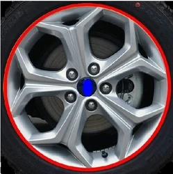 Car-styling Wheel Rim Reflective Sticker For Peugeot 206 207 208 301 307 308 407 2008 3008 4008