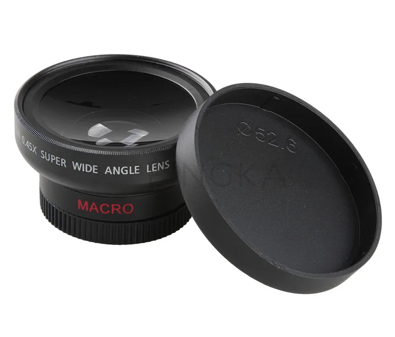 0.45X Super Wide Angle Lens + 12.5X Macro Camera Lens 37mm Thread Mount