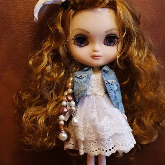 ICY DBS ตุ๊กตาแผ่นสีขาวผิวไม่มี Make Up รวมทั้งด้านหลังแผ่นและสกรู