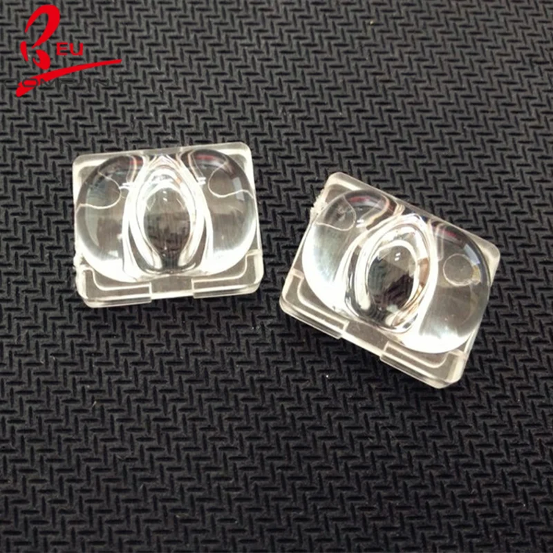 60X120 Degree LED Optical Peanut Lens For StreetLight