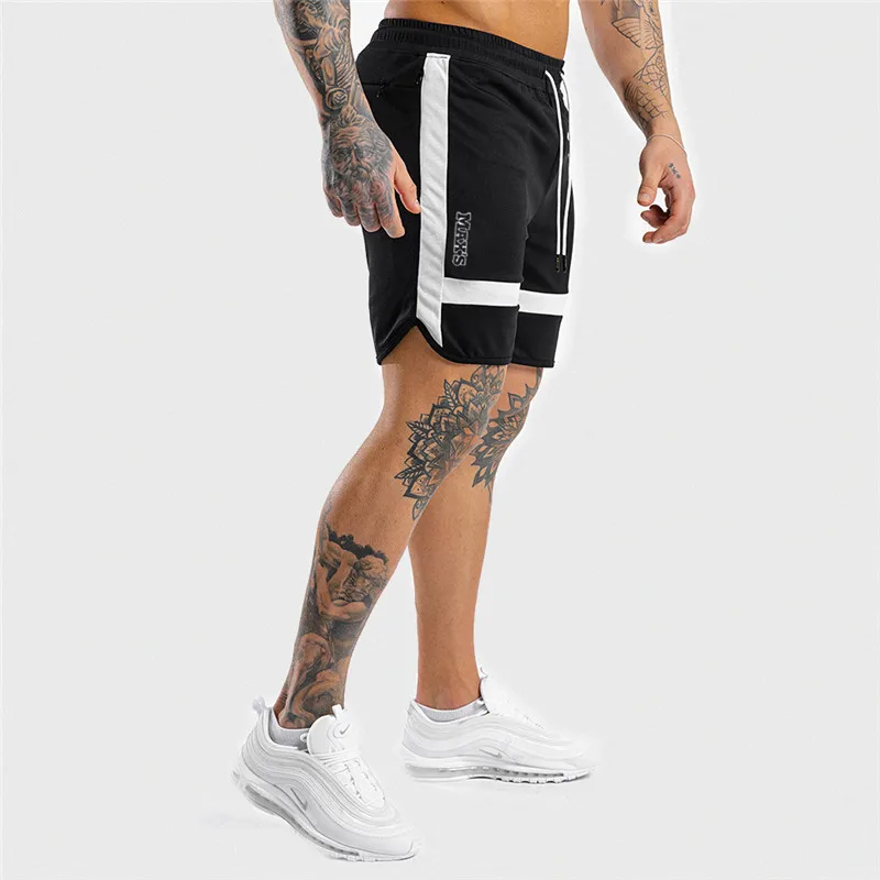 GITF Men Shorts Sport Training Shorts Men Running Shorts Mans Gym Fitness Joggers Sweatpants Jumper's Basketball Shorts Black
