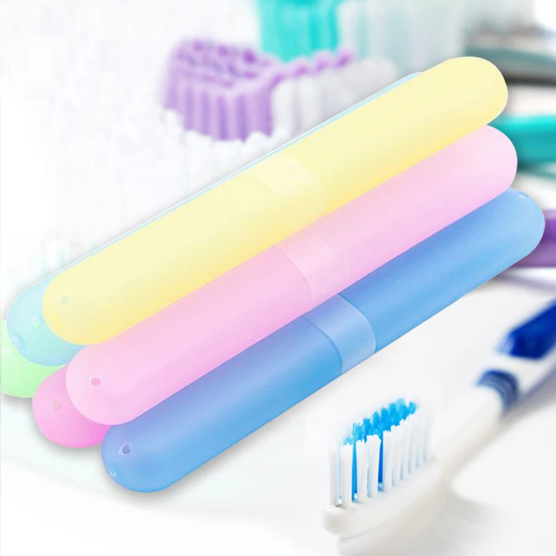 1 Pcs New Trendy Travel Hiking Camping Toothbrush Protect Holder Case Box Tube Cover Portable Toothbrushes Health Protector