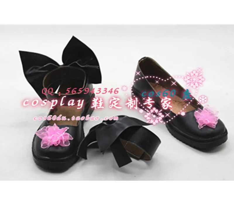 Rozen Maiden Shinku Black Cosplay Shoes S008