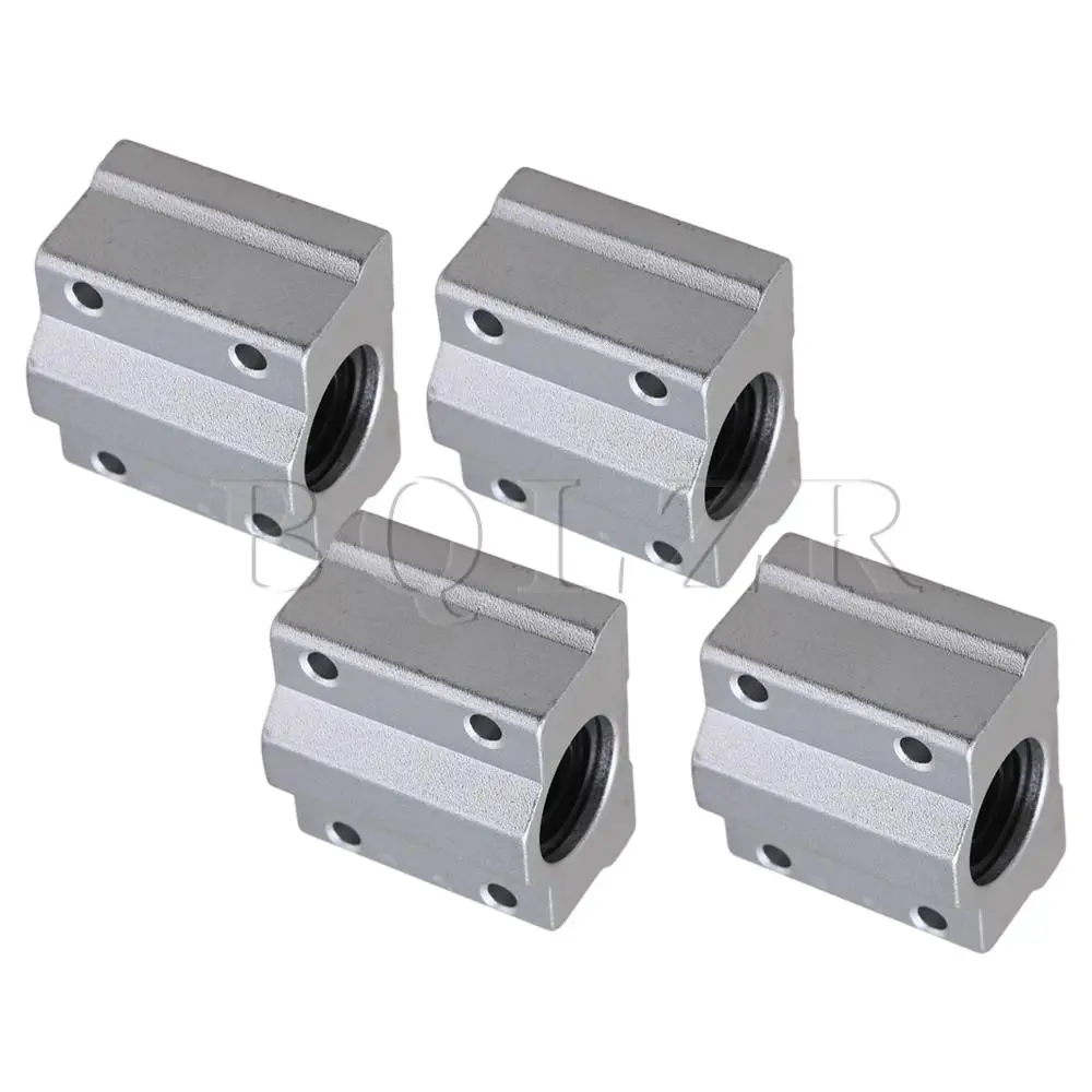 BQLZR 4pcs SC8UU Linear Motion Ball Bearing CNC Slide Bushing 34.5mm Length
