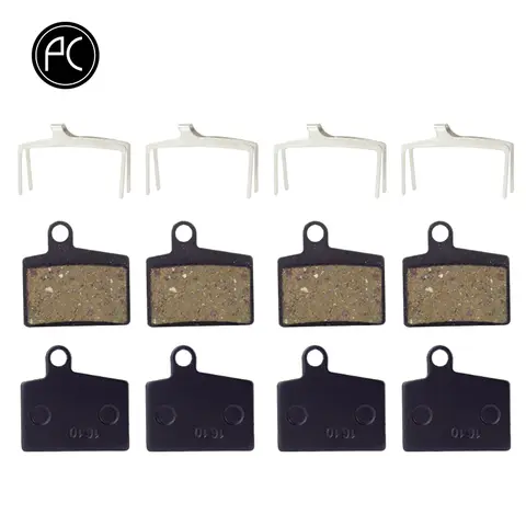 PCycling 4 Pairs Cycling MTB Bicycle Disc Brake Pads For Hayes Stroker Ryde, Dyno Sport Black Resin Mountain Bike Parts