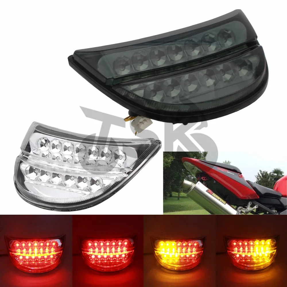 

Для Honda CBR 954 CBR954 CBR954RR 2002 2003 CBR900RR CBR900 мотоциклетные светодиодные задние указатели поворота, задние стоп-сигналы, встроенные лампы