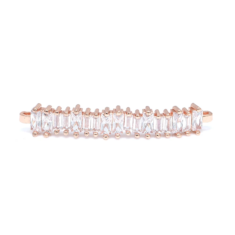 Cubic Zirconia Crystal Connectors Accessories for Bracelets Necklace Earrings Jewelry Making DIY Handmade Woman Jewelry Findings