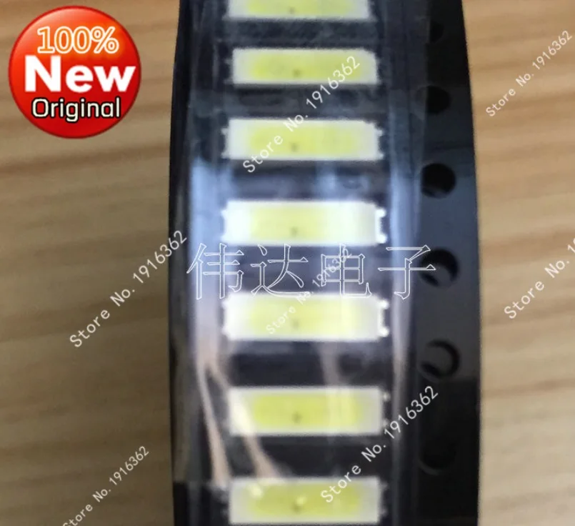 

200pcs/lot LED 7020 ultra bright 60LM lamp backlight backlight lamp 7020 LED SMD TV backlight light source