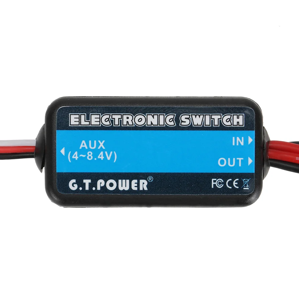 High-Power Remote Control Electronic Switch G.T.POWER Power Electronic Device for RC Airplanes Helicopter Car