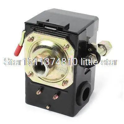 AC220V 12A 85-115PSI 1-Port Pressure Switch Control Valve for Air Compressor