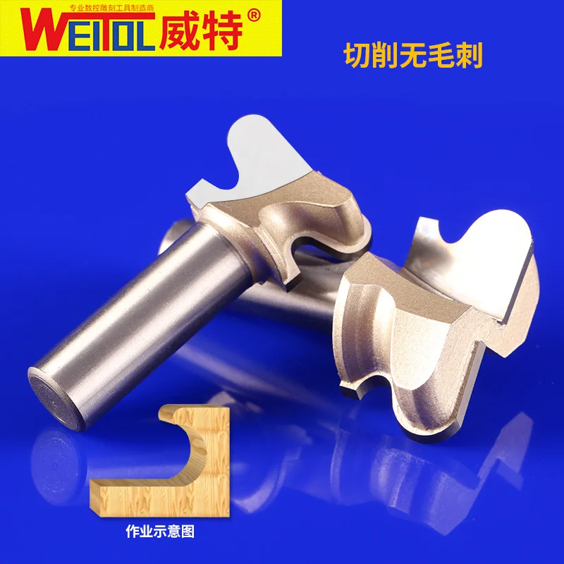 WeiTol 1 Uds 1/2 pulgadas 12,7mm ranura de clavo profesional carpintería ranurado herramientas de encarbado de madera para madera MDF