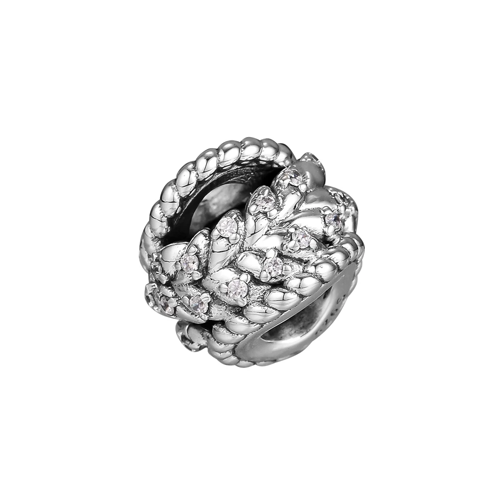 

Dazzling Grain Swirls Charm Fits charms silver 925 original Bracelets For Woman DIY Beads For Jewelry Making