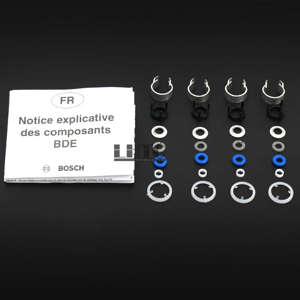 4 Set Fuel Injectors O-Ring Seals Repair Kit For VW GLI GTI Tiguan Passat CC AUDI A3 A4 A5 2.0T