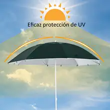Portable UV beach umbrella #6