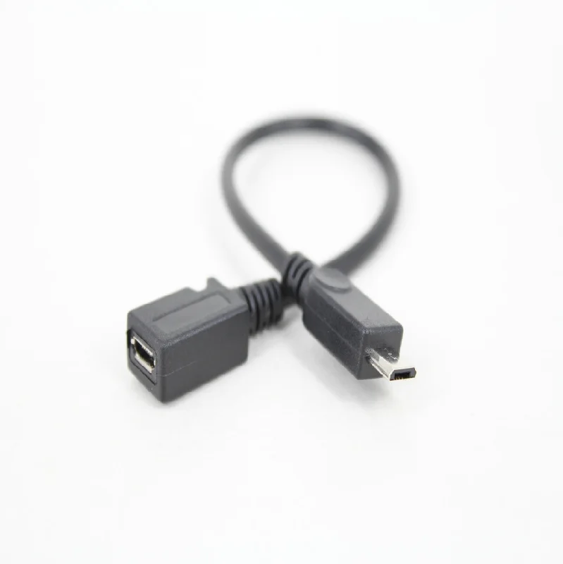 500pcs USB micro 5 Pin male to micro 5 pin female Extension Adapter cord Cable Wire Data Charge Wholesale