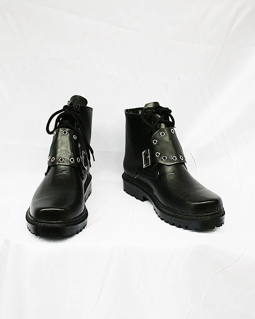 FF8 Squall Leonhart Cosplay Final Fantasy VIII Squall Leonhart Cosplay Boots Black Shoes Custom Made