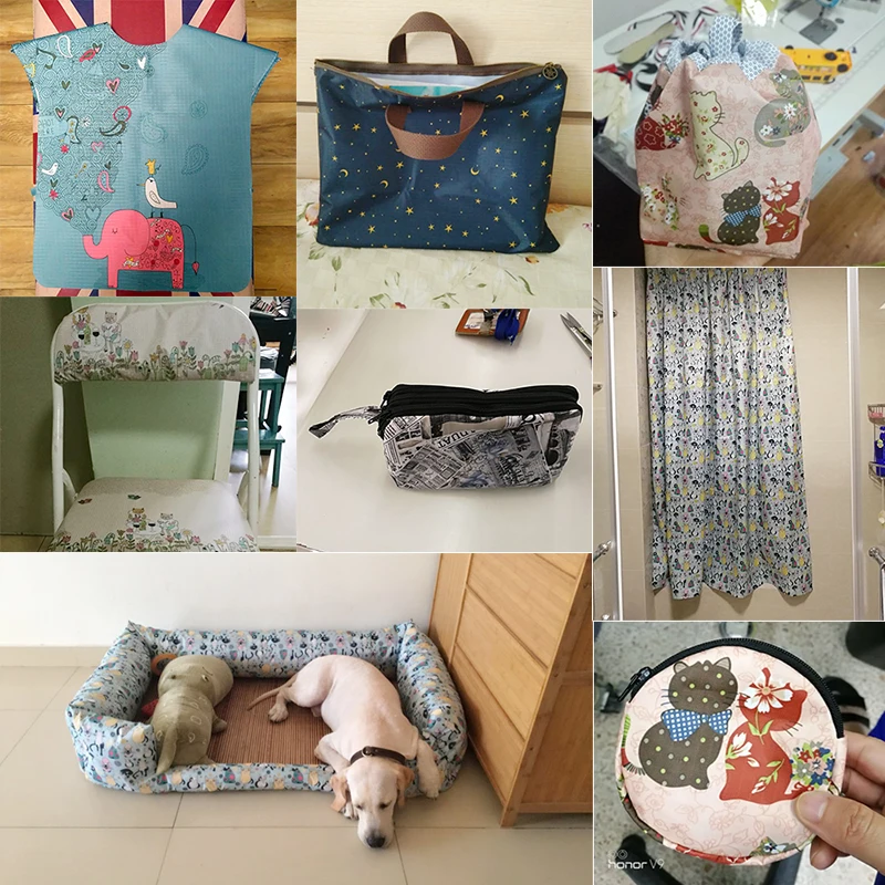 Floral Pferd Flamin 210D PVC Wasserdicht Oxford Polyester Cartoon Stoff Taschen abdeckungen tischdecken picknick im freien matte Zelt Stoff – Detail 3