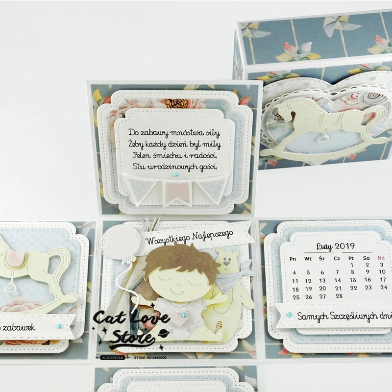 لعبة طروادة دمية قطع معدنية يموت الإستنسل DIY بها بنفسك سكرابوكينغ ورقة بطاقة الزخرفية الحرفية يموت النقش يموت تخفيضات جديد 2019 #4