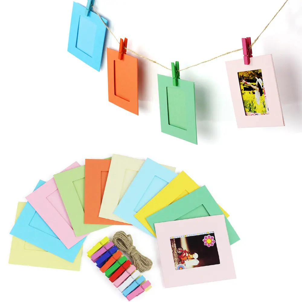 3 inch Colorful / Cartoon Wall Hanging Frame Film Photo Frames for Fujifilm Instax Mini 9 8 7s 70 25 50s 90 SP1 SP2 Mini Films