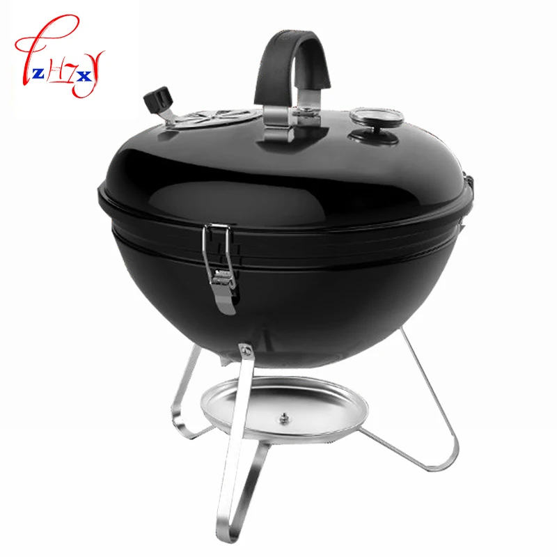 

Portable Thick Grill Unique Grilled Stew Charcoal BBQ Barbecue Grills , outdoor Field bbq full set of home grill 1pc