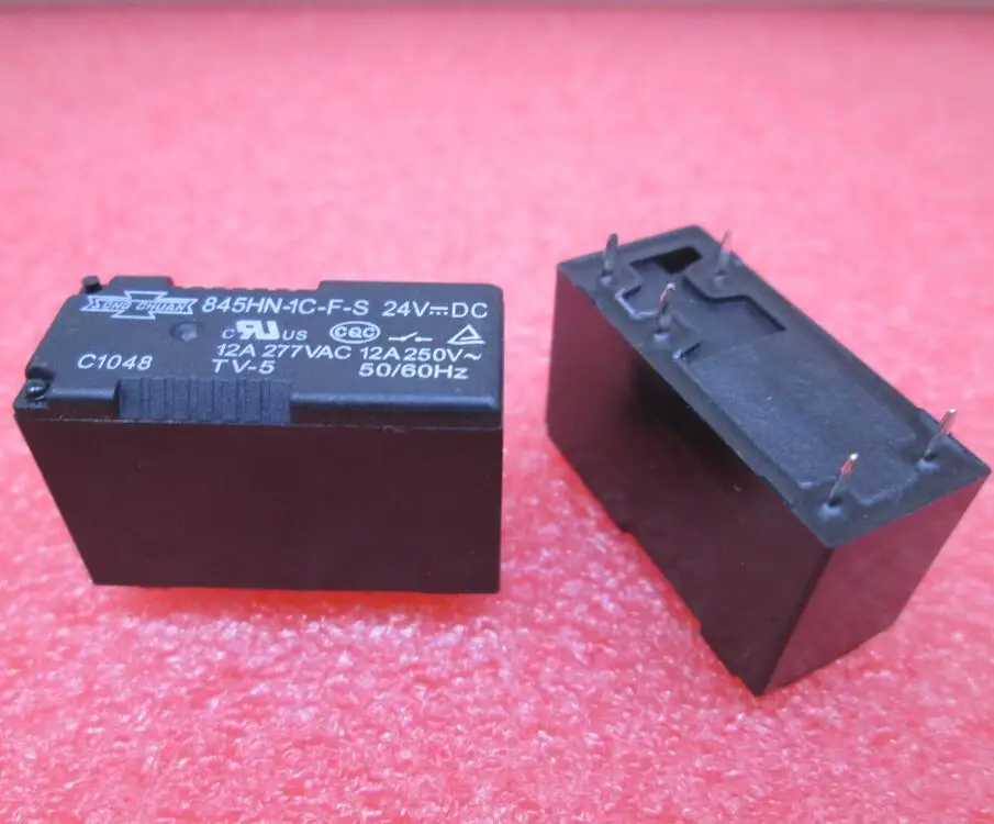 

HOT NEW relay 845HN-1C-F-S 24VDC 24V 845HN-1C-F-S-24VDC 845HN-1C-C 24VDC 845HN1CFS 24VDC 24V DC24V DIP5 10PCS/LOT