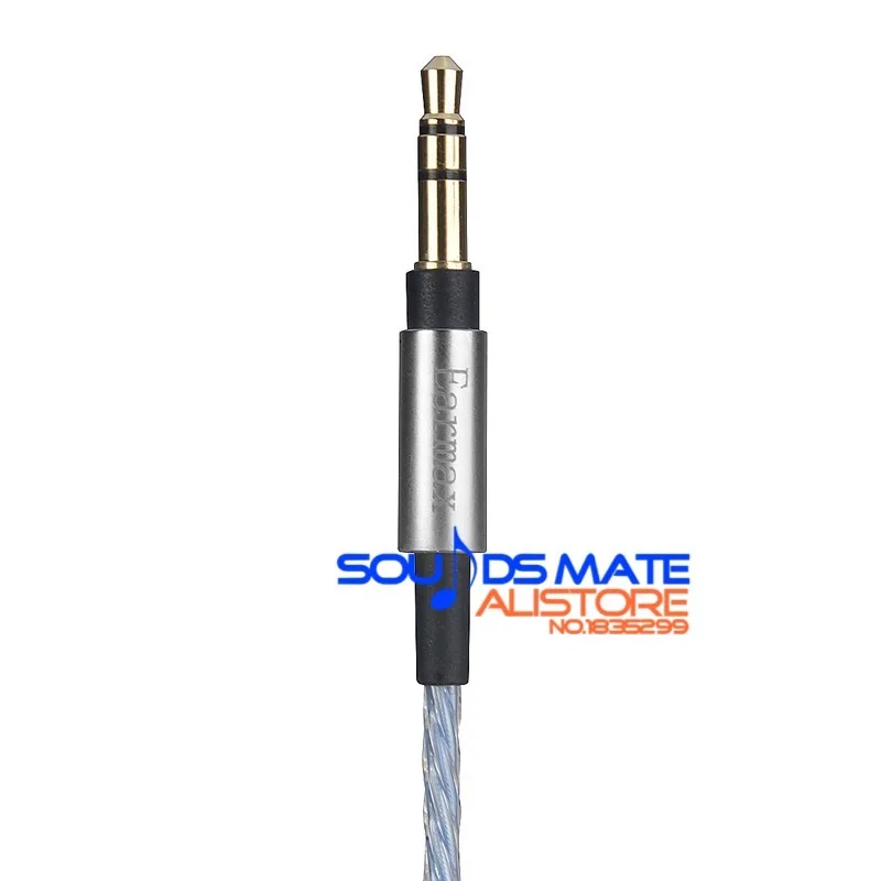 Upgrade Kabel HIFI Berlapis Perak untuk Sennheiser HD595 HD598 HD558 HD518 Headphone 3 Warna Pilih