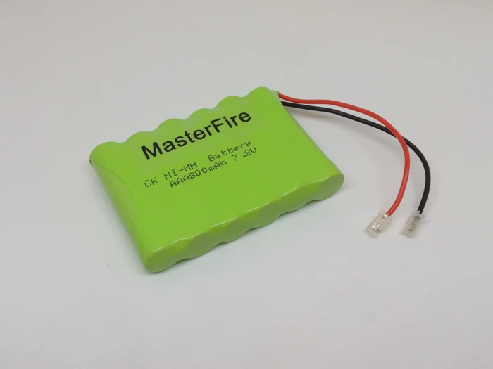 

MasterFire 5pack/lot New 7.2V 6x AAA 800mAh Ni-MH Battery Cell Rechargeable NiMH Batteries Pack with plug