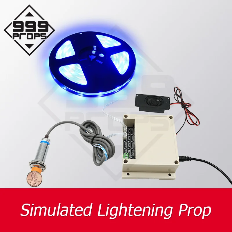 Simulated Lightening Prop Escape game lightning and thunder effect escape props supplier room escape mechanism