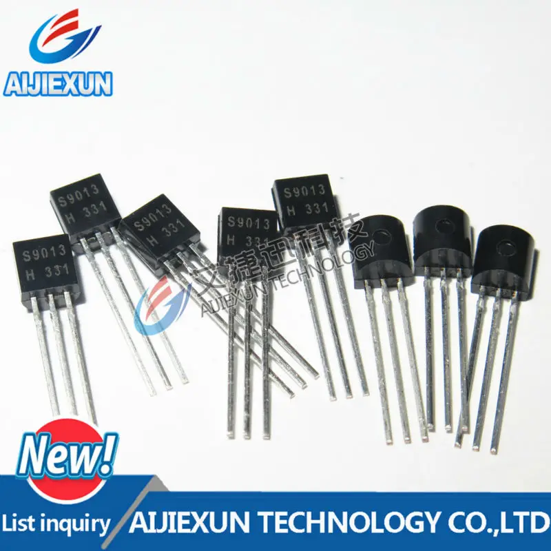 100PC S9013 1W Output Amplifier of Potable Radios in Class B Push-pull Operation. SOT-23 in stock 100%New and original