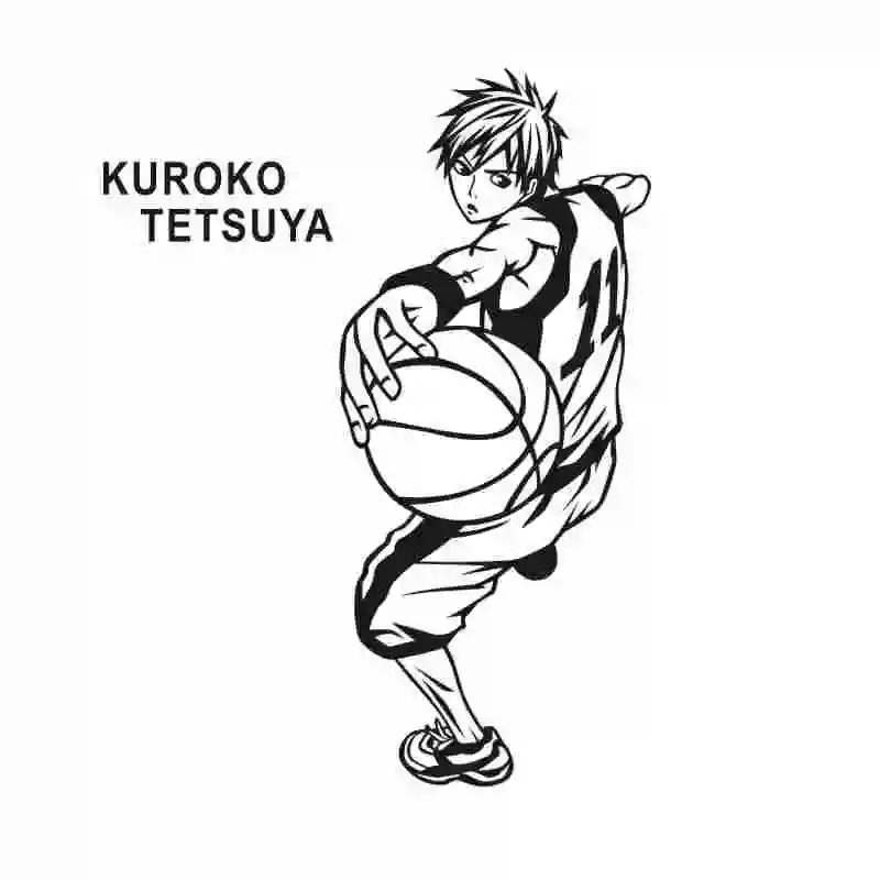 Kuroko no Basket Sticker Anime Cartoon Tetsyta Car Decal Sticker Vinyl Wall Stickers Decor Home Decoration