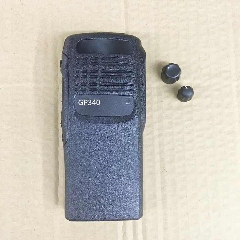 Remplacement de coque de boîtier avant, radio bidirectionnelle, couleur noire, Motorola GP340 Walperforated Talperforated