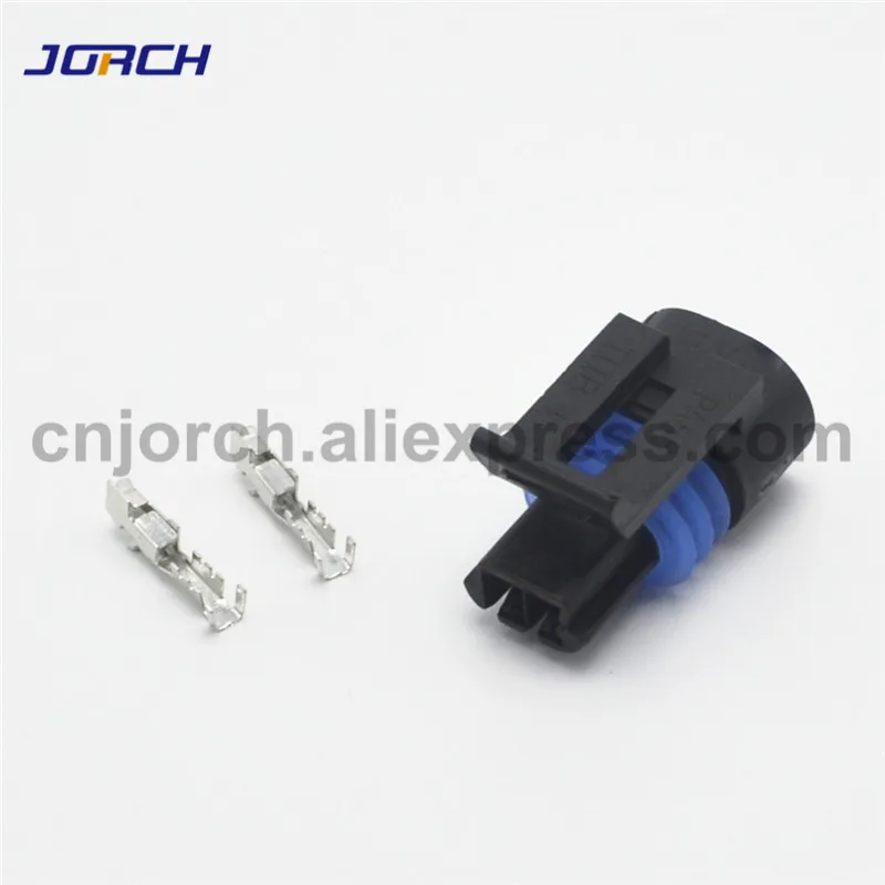 2 pin Delphi GM Female Sensor Connector Sealed Auto Plug 12162195 12162193