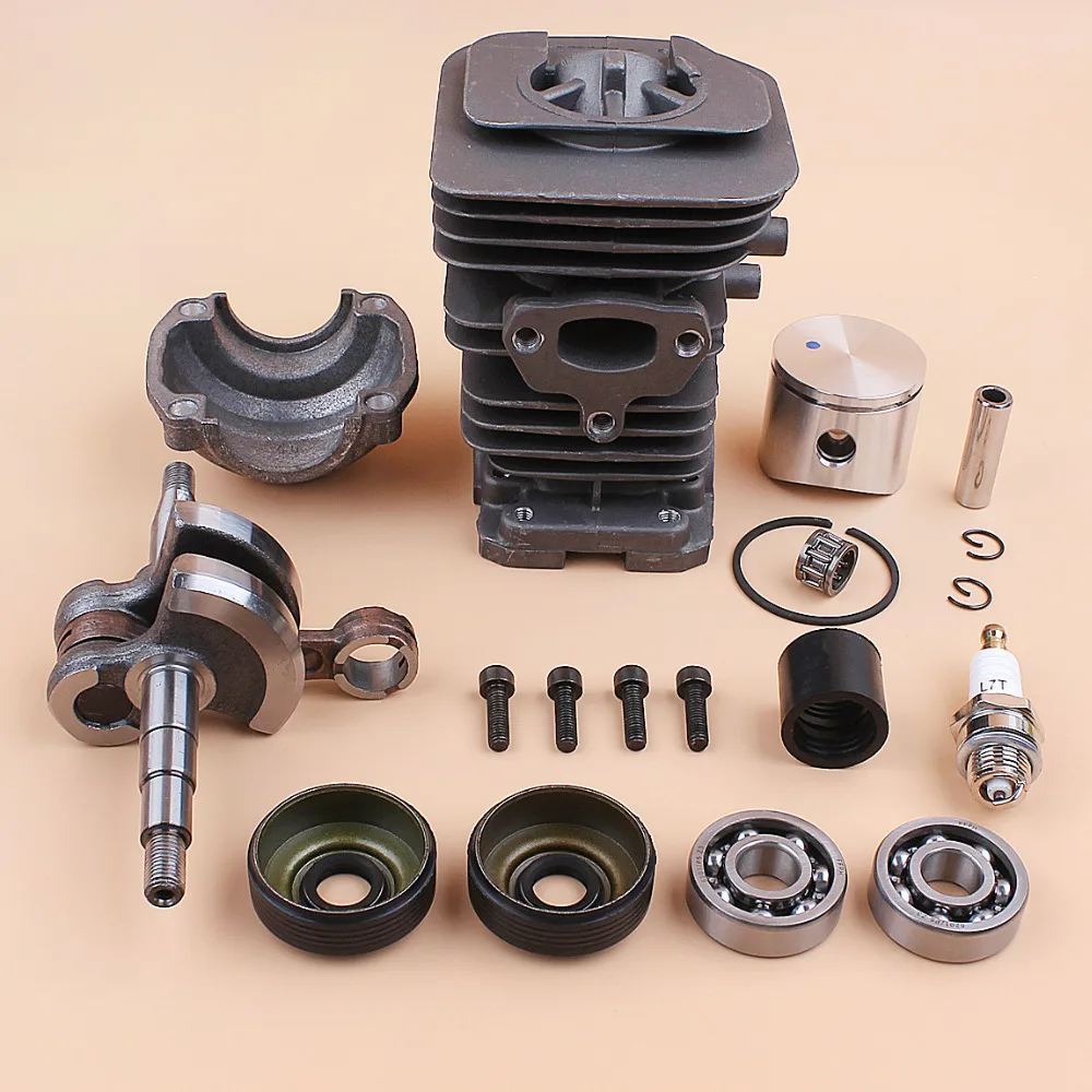 40 مللي متر مكبس اسطوانة العمود المرفقي كرنك تحمل النفط مجموعة محرك الختم ل HUSQVARNA 136 137 141 142 الغاز بالمنشار قطع الغيار 530069941