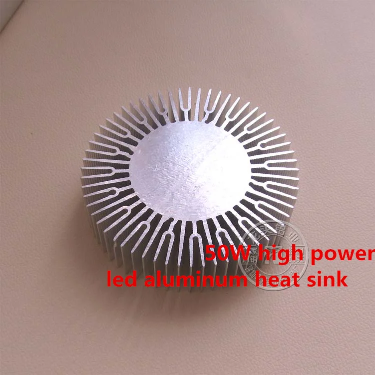 10-50W high power led aluminum heat sink Solid sunflower radiator 50W high power led aluminum heat sink 110*62*50mm dense tooth