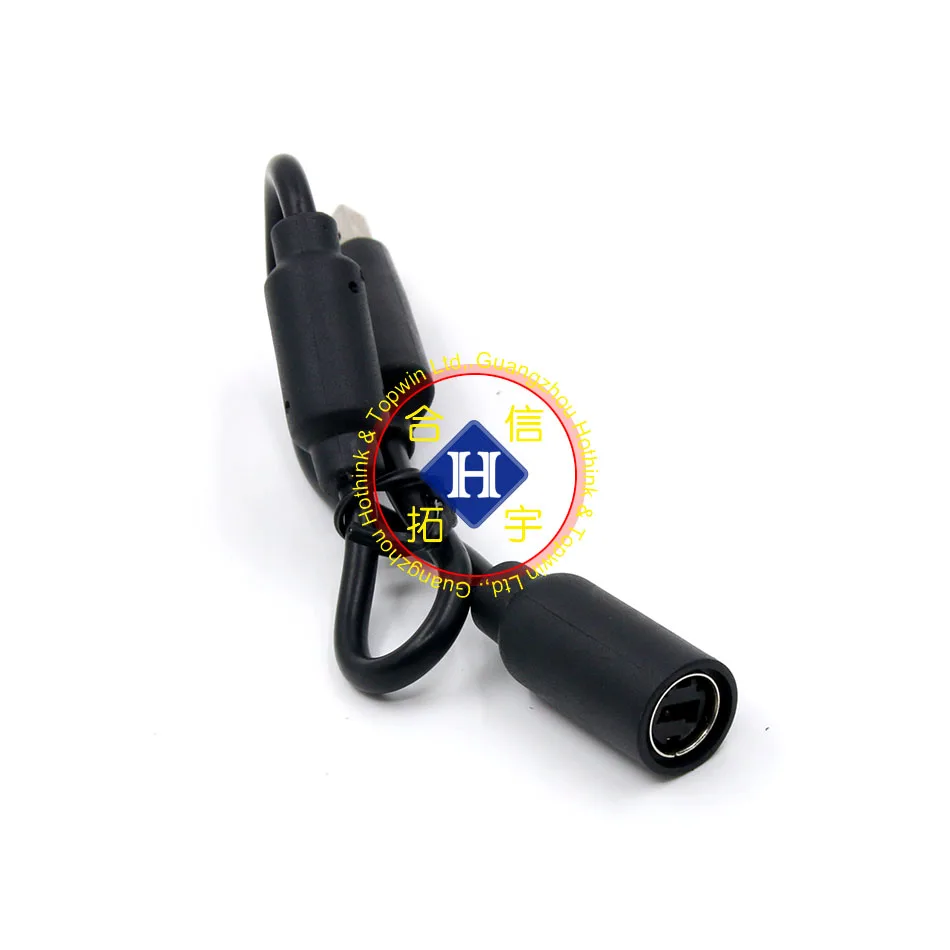 Hothink adaptador de cabo usb de fuga, para xbox 360/xbox 360 slim, extensão de controle com fio pc