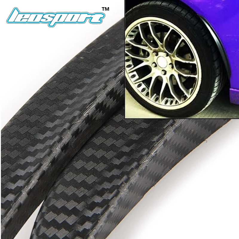Car Fender Flares Arch Wheel Eyebrow Auto Mudguard Fender Flare Wheel Lip Body Kit Protector Cover Mud Guard Universal