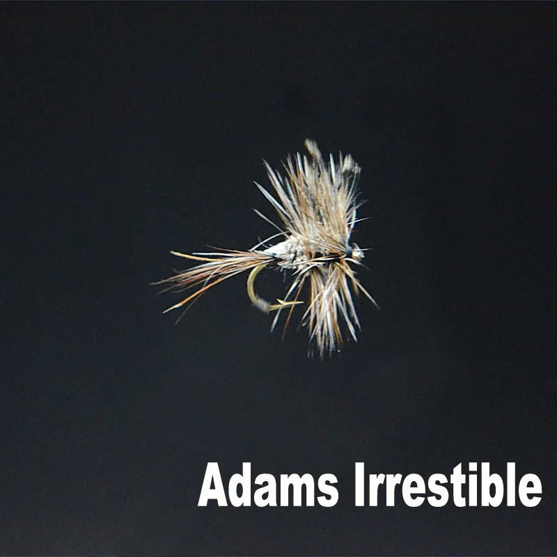 Señuelos de pesca con mosca irresable, 4 estilos, #14, 16 #, serie Adam, moscas, 5 unids/lote por caja