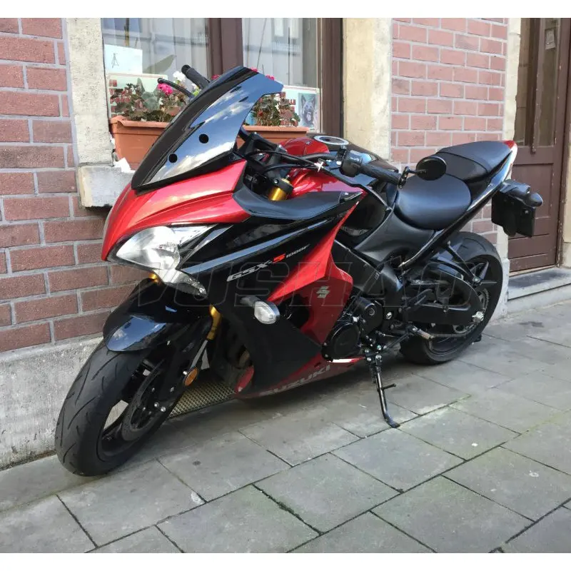Motorcycle Double Bubble Windshield Windscreen Screen For 2015 2016 2017 2018 Suzuki GSXS1000F GSX-S1000F GSXS GSX-S 1000 F 18