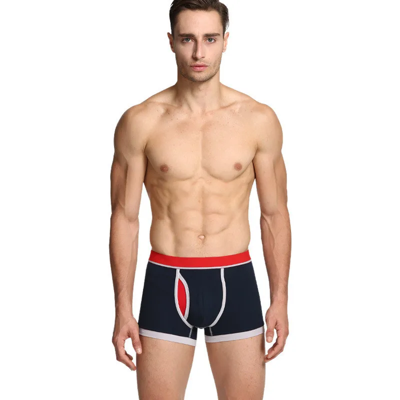 Boxer shorts cotton underwear loose male calzonsillos homme boxershort men boxers man underpants nkd soft panties