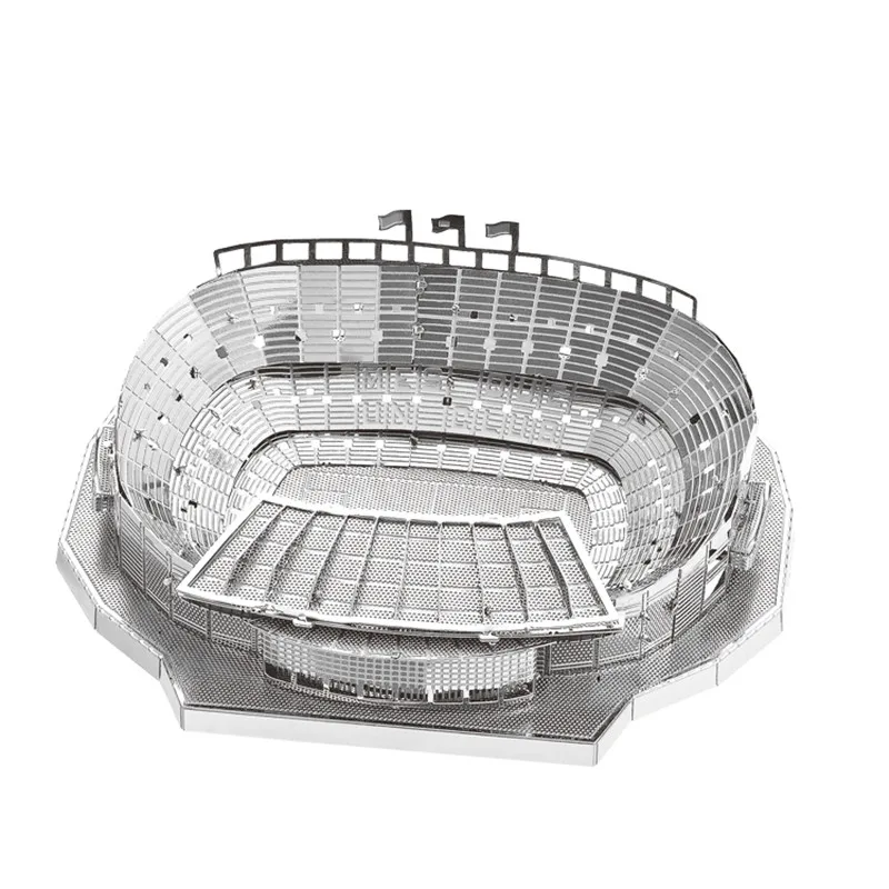 MMZ MODEL pekin-nanyuan 3D metalowe zestaw modeli do składania 1:3500 camp nou stadion Model montażu DIY 3D laserowo wycinane Model puzzle zabawki dla dorosłych