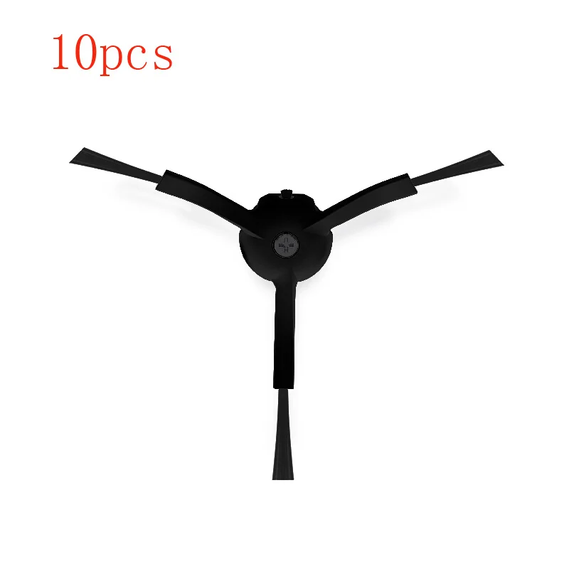 Cepillo lateral negro para aspiradora Xiaomi Roborock S55 E35, pieza de Robot aspirador, 10 Uds., nuevo