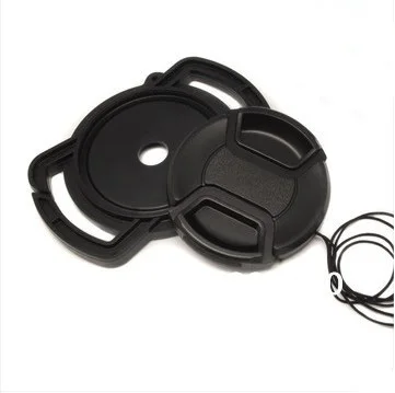 Camera Lens Cap Holder Keeper L For Canon Nikon Lens Cap 52mm 67mm 58mm / 43mm 52mm 55mm / 40.5 49mm 62mm / 72 77 82mm Universal